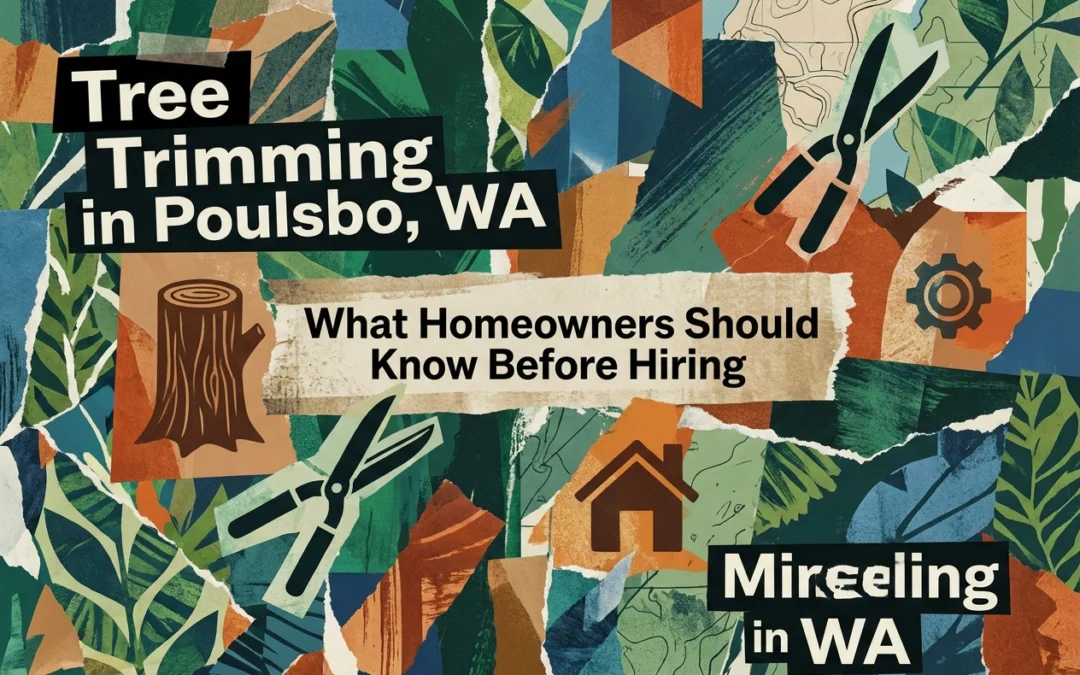Professional header image for list-based article: Tree Trimming in Poulsbo, WA: What Homeowners Should Know...